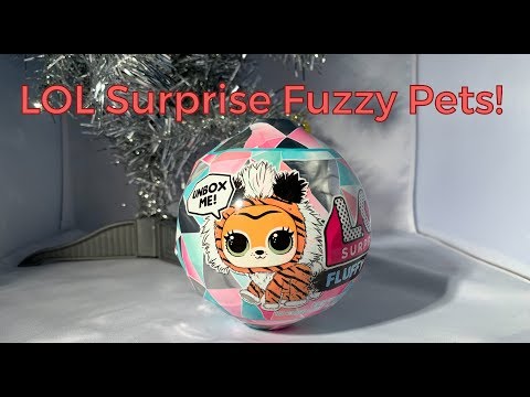 LOL Surprise Winter Disco Holiday Edition Fuzzy Pets Unboxing! | ToyStuffer