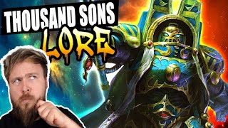 Thousand Sons Deep Dive. Egyptian Space Wizards | Warhammer 40K Lore