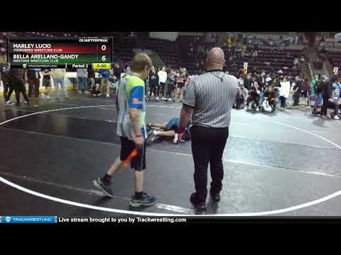 101 Lbs Quarterfinal - Marley Lucio, Thorobred Wrestling Club Vs Bella Arellano-Gandy, Westside Wr