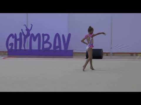 Cupa Ghimbav 2022 ROU Terzi Anna ACS Ritmic Aly Gym Braşov 2015 7 ani   nivel A2015 R1