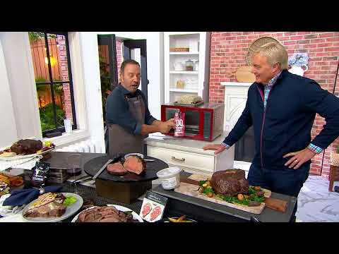 Rastellis 5lb. Reserve Black Angus Prime Rib mit Butter auf QVC