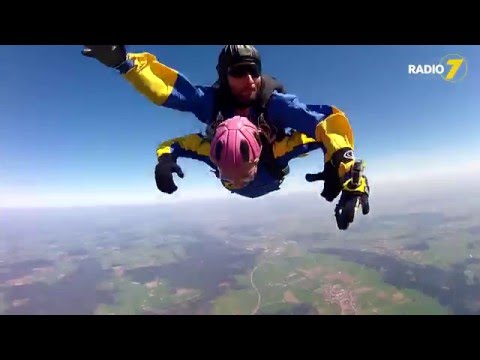 Radio 7 Entdecker Tour - Corinna bei den Skydive Nuggets