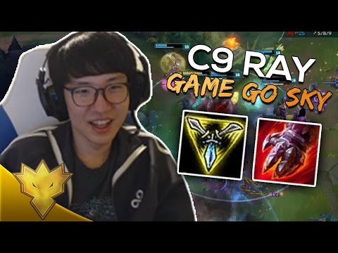 C9 Ray - GAME GO SKY! - League of Legends Funny Moments & Highlights