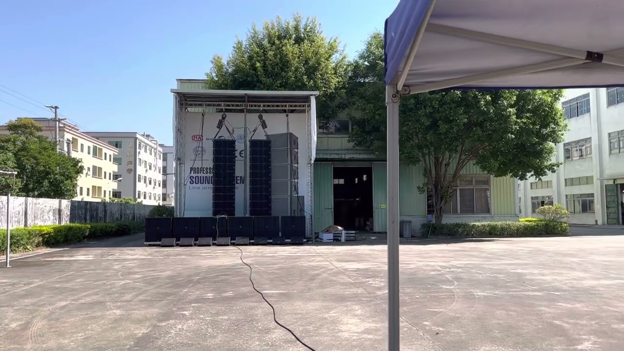 Professional audio system dual 12 inch line array speakers set for concert stage equipment