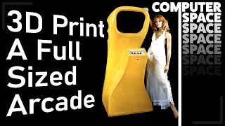 3D Printing a Full-Sized Computer Space Arcade Machine Replica | Part 1