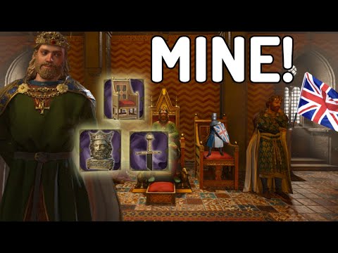 CK3 Royal Court BUT The British Empire Steal Everyone's Artifacts! - Crusader Kings 3