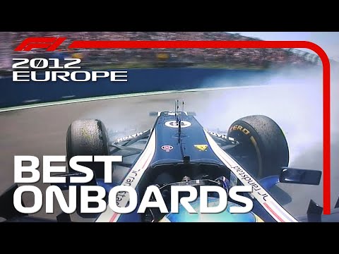 Amazing Overtakes, Dramatic Collisions | Emirates Best Onboards | 2012 European Grand Prix