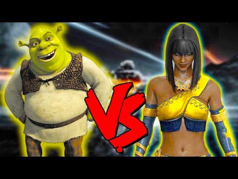Tanya Vs Shrek Army - Epic Battle - Mortal Kombat Costume Skin Mod