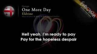 Eldrine One More Day (Georgia) - ESC 2011 - onscreen lyrics.mp4