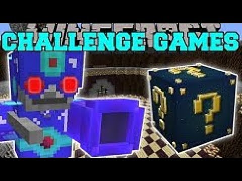 PopularMMOs Pat And Jen  Minecraft: SKELETRON CHALLENGE GAMES - Lucky Block Mod - Modded Mini-Game