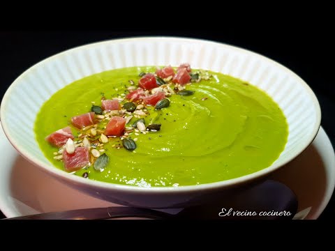 Crema de GUISANTES, económica, saludable y deliciosa 😋