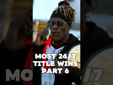 R-Truth's EVERY 24/7 TITLE WIN (Part 6) #wwe #wrestling #shorts