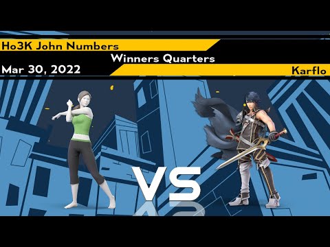 [Smash Ultimate] Ho3K | John Numbers vs Karflo - Xeno235 (W.Quarters)