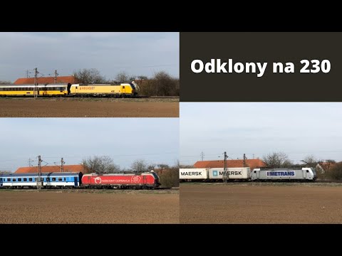 Odklony po trati 230 [1/?] - 11.4.2021