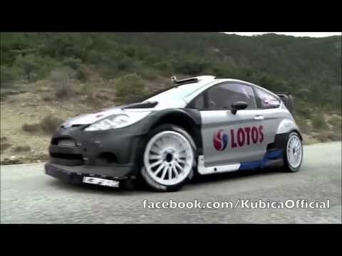 Robert Kubica testing Ford Fiesta WRC for Rally Monte Carlo + Interview