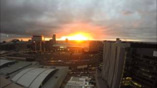 Melbourne AUS sunset time lapse