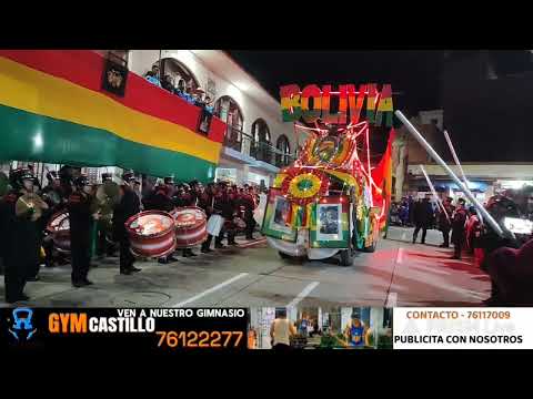 Culpina: Col. Zampa e instituciones en el desfile nocturno por los 201 años de Independencia