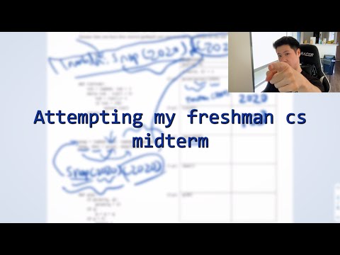 Attempting My Freshman Computer Science Midterm Uc Berkeley