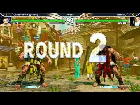 WNF SFV 4.3 - NickTanella (Necalli (Yellow)) vs Charlie (Necalli (Red))
