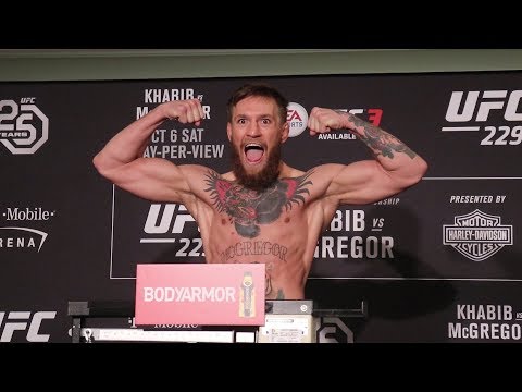 Video: Conor McGregor Makes Weight Ahead Of UFC 229