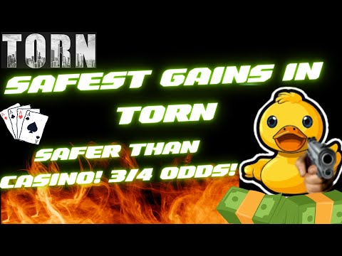SAFEST way to Gamble In TORN CITY (3/4 odds! SAFER than CASINO!)