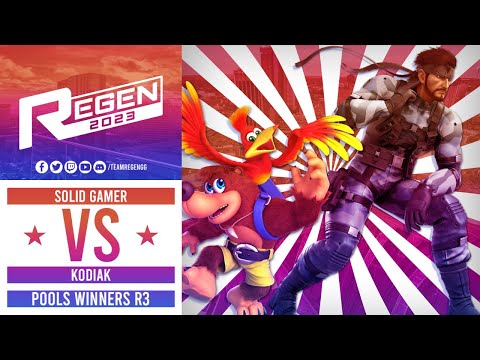 Regen 2023: Winners Pools - Solid Gamer (Inkling, Banjo) Vs Kodiak (Snake)