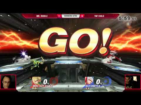 VS Weekly 5/10/18 - Winners Qtrs - Mr. Riddle (ZSS) vs TNF Child (Bayonetta) - Smash 4