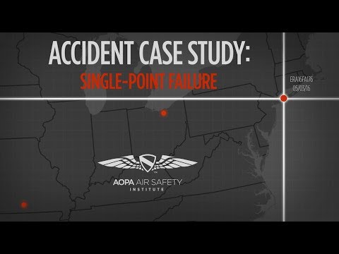 Accident Case Study: Single Point Failure