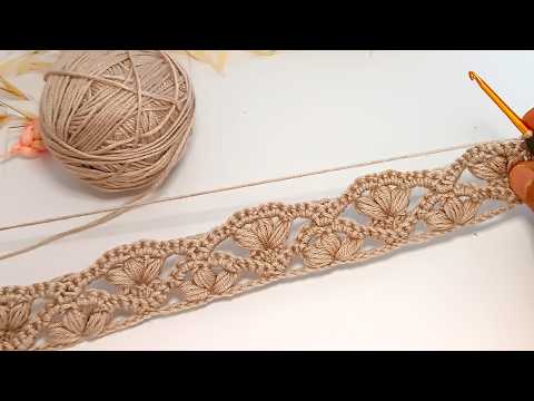 Oh My God, Look at This Beauty! 3D Crochet Scarf, Blouse, and Tunic Pattern