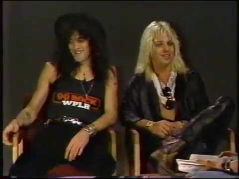 Wendy O. Williams Interviewing Mötley Crüe on Radio 1990 (1985)