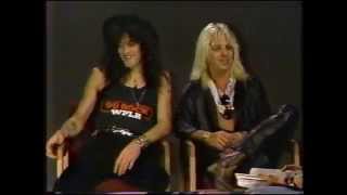 Wendy O. Williams Interviewing Mötley Crüe on Radio 1990 (1985)