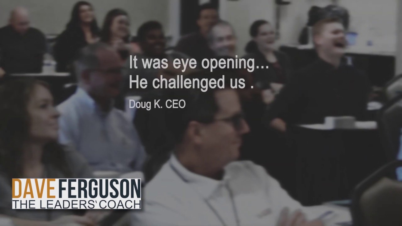 Promotional video thumbnail 5 for Dave Ferguson - Living to Lead