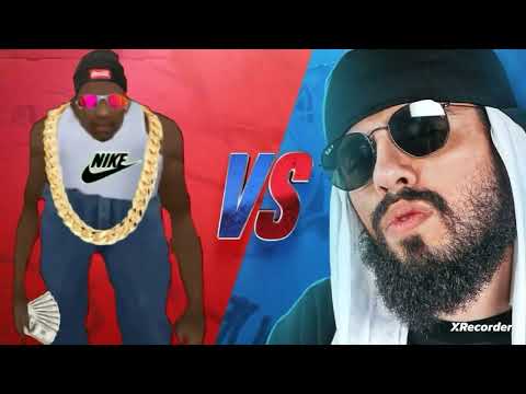 cj baiano rebaixado vs. Mussoumano - batalha de YouTubers (meme)