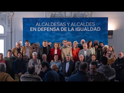 Cuca Gamarra interviene en un acto con alcaldes del PP por la igualdad de todos los españoles