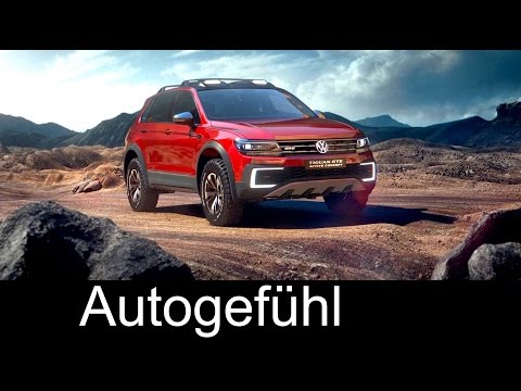 All-new VW Volkswagen Tiguan GTE Active Concept offroad - Autogefühl Video
