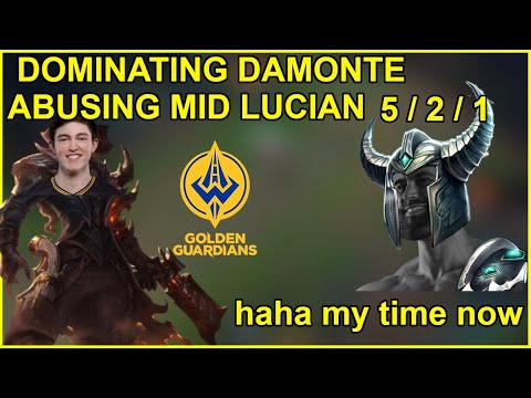 DOMINATING Damonte  abusing Mid Lucian  as Mid Tryndamere