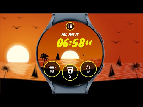 Sunset Watch Face by HuskyDEV