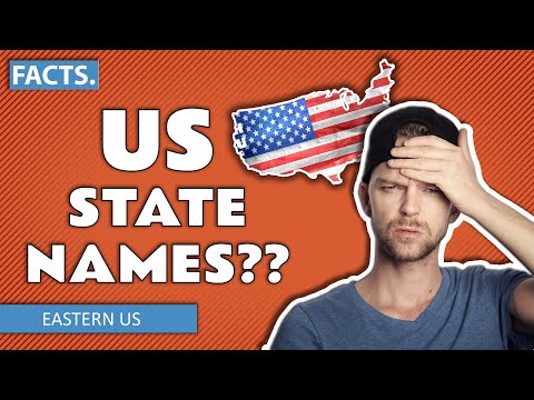 美國各州名稱的由來？| 美國東部 (How did US states get their names? | Eastern US)