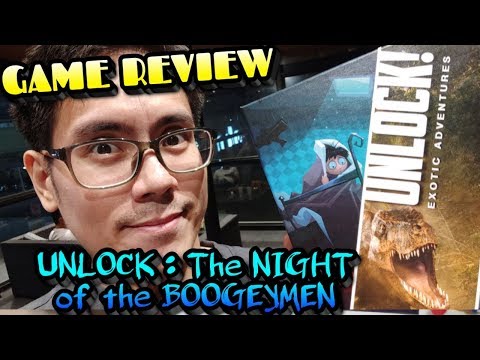 Unlock! Exotic Adventures - The Night of the Boogeymen tabletop game review (Space Cowboys)