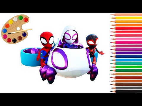 Marvel's Spidey and His Amazing Friends! Coloring pages