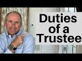 Five Duties Of A Trust’s Trustee