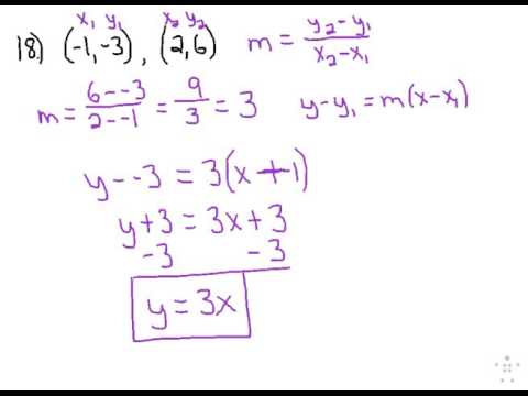 Section 2.3 - Writing Linear Equations