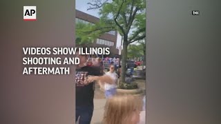 Videos show Highland Park, Illinois parade shooting and aftermath