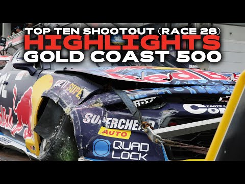 Top Ten Shootout (Race 28) Highlights - Boost Mobile Gold Coast 500 | 2025 Supercars Championship