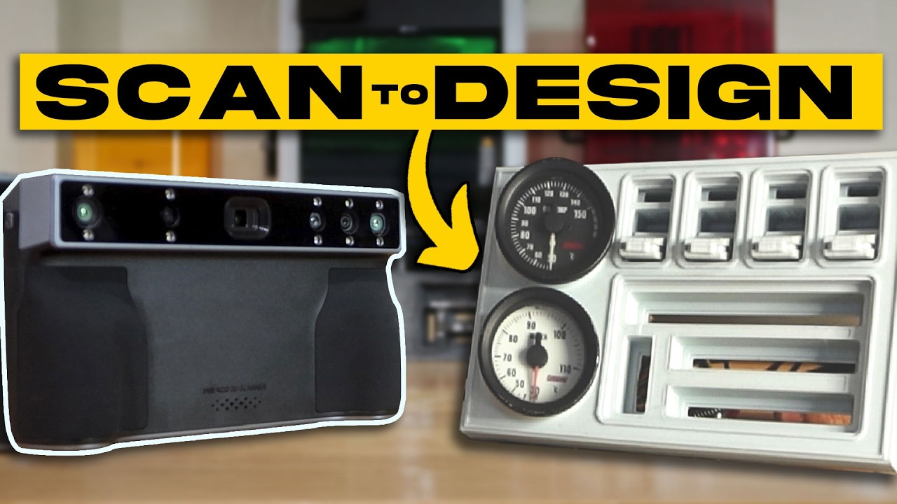 3D Scanning CAD Modelling and 3D Printing OEM+ Car Parts | Revopoint Miraco Plus 3D Scanner