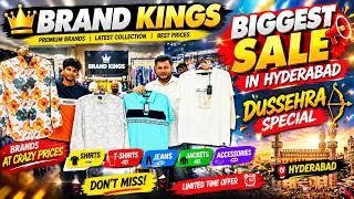 🔥 BRAND KINGS Hyderabad Größter Sale 😱 | Dussehra Special | Luxus-Markenkleidung