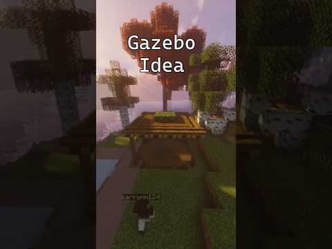barry - How to make a Gazebo in Minecraft Tutorial! #minecraft
