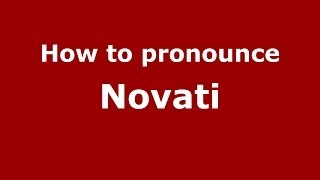 How to pronounce Novati
