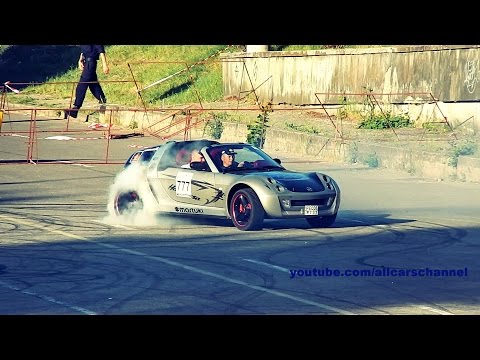 Smart Roadster Hayabusa burnout!!!
