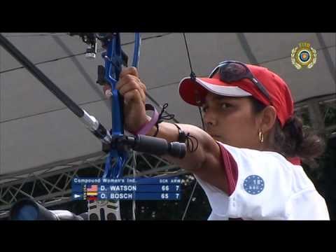 Diane Watson v Olga Bosch – compound women's bronze | Santo Domingo 2009 Archery World Cup S1